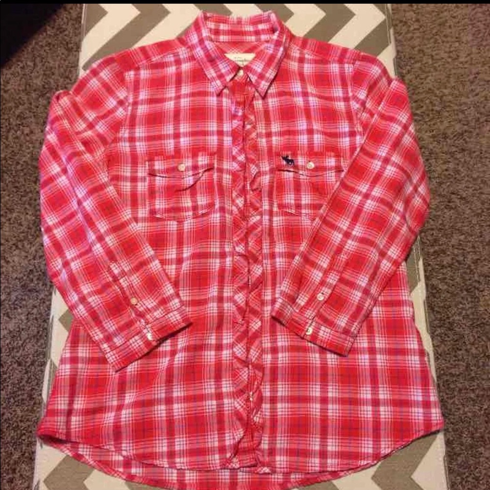 Women’s Abercrombie & Fitch Plaid Button-up Top